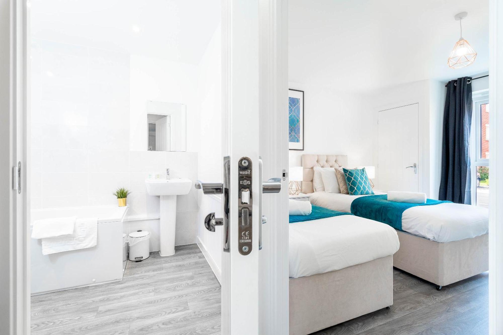 Luxury Apartment - Twin Beds - Selly Oak - Off-Street Parking - Free Netflix & Wifi - Top Rated 9Cc Birmingham Zewnętrze zdjęcie
